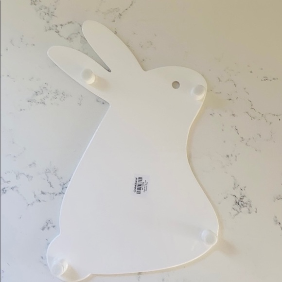 Crate&barrel White Bunny Trivet - Picture 13 of 15